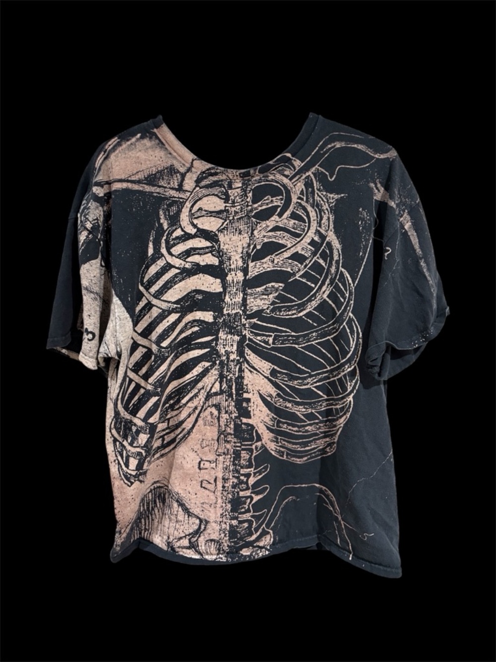 Vintage aop skull t shirt